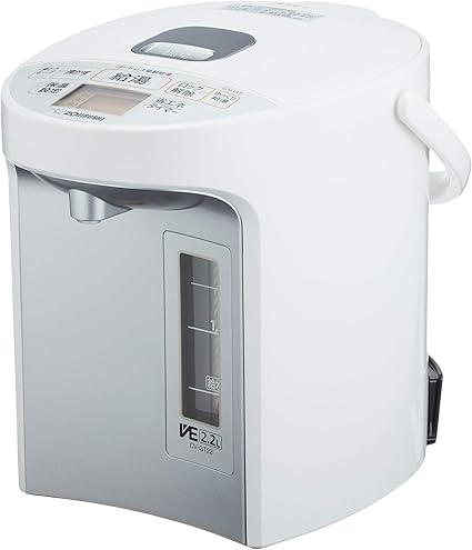 象印 マイコン沸とうVE電気まほうびん 優湯生 2.2L ホワイト CV-GT22-WA