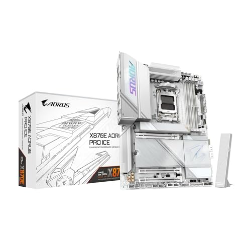 GIGABYTE X870E AORUS PRO ICE AMD X870E心付け書き割り積み上げる ATX母ちゃんゲーム盤 MB6570