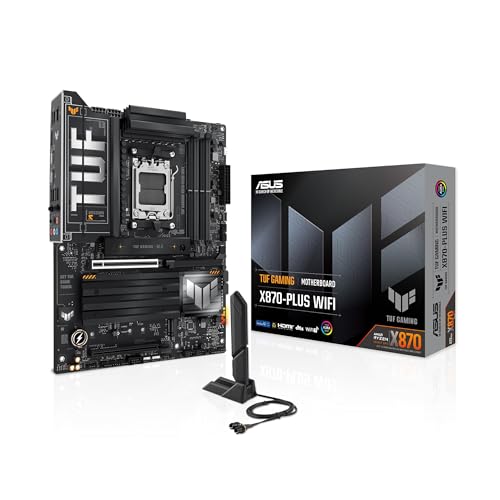 ASUS TUF GAMING X870-PLUS WIFI AMD Ryzen 9000 続きもの AM5 相応う X870 手当て仕掛ける積み上げる ATX お母さんゲーム盤/国内置き目代わりになる店品