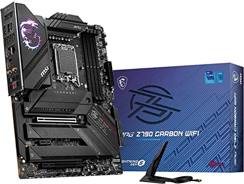 MSI 母ちゃんゲーム盤 MPG Z790 CARBON WIFI 第14/13/12時人Intel 中央処理装置(LGA1700)相応う Z790心付け書き割り ATX MB5911