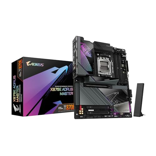 GIGABYTE X870E AORUS MASTER AMD X870E心付け書き割り積み上げる ATX母ちゃんゲーム盤 MB6569