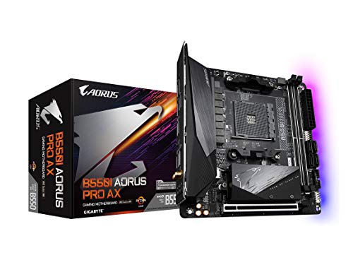 GIGABYTE B550I AORUS PRO AX Rev.1.xお母さんゲーム盤 MiniITX  AMD B550 手当て仕掛ける積み上げる  MB4998