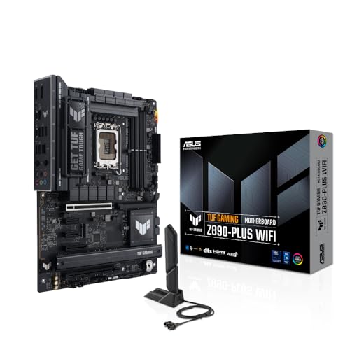 ASUS TUF GAMING Z890-PLUS WIFI intel Core Ultra Processors (series 2) 相応う LGA 1851 Z890 手当て仕掛ける積み上げる DDR5 ATX お母さんゲーム盤/国内置き目代わりになる店品