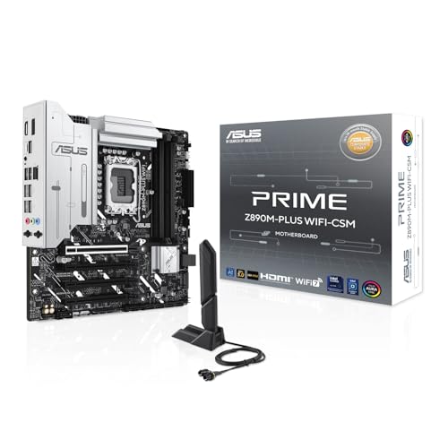 ASUS PRIME Z890M-PLUS WIFI-CSM intel Core Ultra Processors (series 2) 相応う LGA 1851 Z890 積み上げる DDR5 ATX お母さんゲーム盤/国内置き目代わりになる店品
