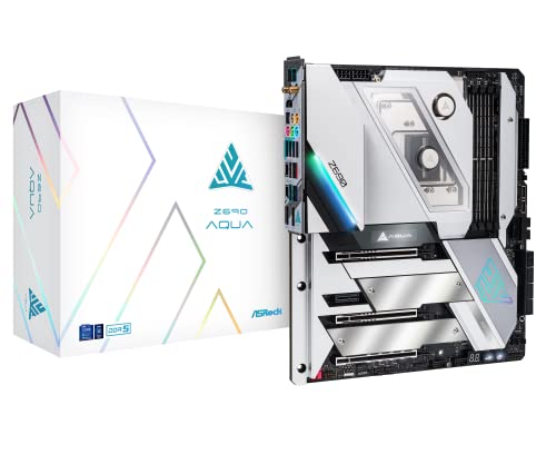 ASRock マザーボード Z690 AQUA Intel Z690 シリーズ CPU (LGA1700) 対応 Z690 E-ATXマザーボード 国内正規代理店品