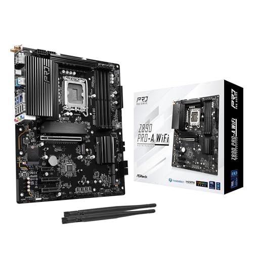 ASRock マザーボード Z890 Pro-A WiFi Intel CPU Core Ultra (LGA1851) 対応 Z890 チップセット DDR5 ATX マザーボード 国内正規代理店品|TalesStore 店