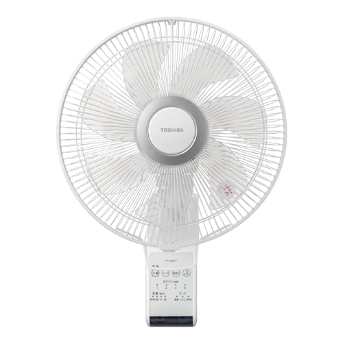 東芝 壁掛け扇風機 TF-30RK27 W リモコン付 7枚羽根 風量4段階 切タイマー ホコリ防止加工羽根｜TalesStore 店