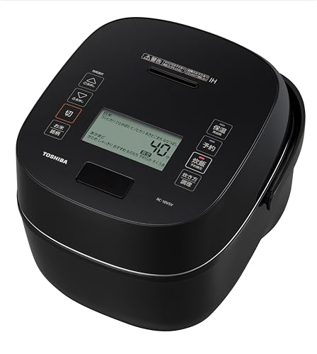 TOSHIBA(東芝) 炊飯器 5.5合 真空圧力IH rice cooker 日本製 保温白米40時間 RC-10VSV(K) グランブラック 炎匠炊き|TalesStore 店