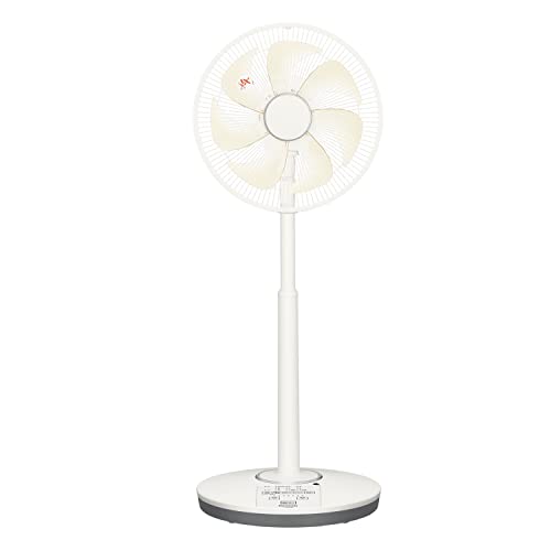 2023年発売 パナソニック 扇風機 リビング 風量7段階切替 静音DCモーター 温度センサー搭載 左右首振り 切/入タイマー リモコン付 シルキーベージュ F-CW338-C
