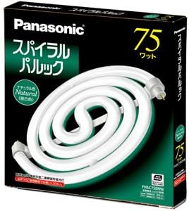 パナソニック 75形スパイラルパルック蛍光灯 ナチュラル色 昼白色 FHSC75ENW|TalesStore 店