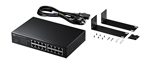 サンワサプライ Giga相応うスイッチングこしき(16界面) 繰り返しさぐり当てる役立つことつき ローカルエリアネットワーク-GIGAH16L