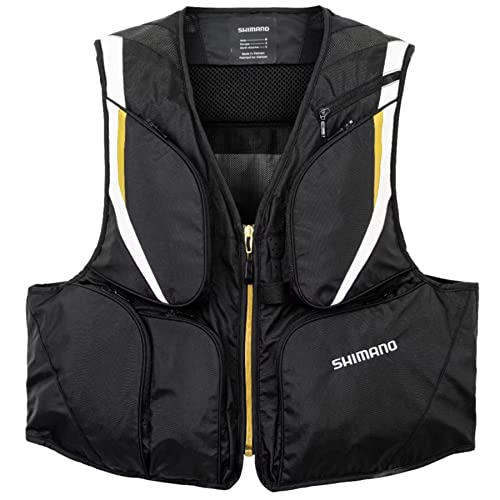 シマノ(SHIMANO) 2WAYショートベスト VE-520W ブラック L