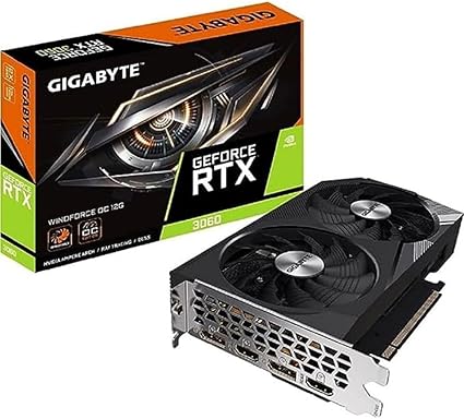 Gigabyte VGA GBT RTX3060 12GB Windforce OC 2.0。