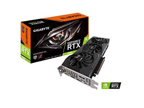 Gigabyte (ギガバイト) GeForce RTX 2080 Windforce 8G グラフィック歌留多 3X Windforce気違い 8GB 256ビット GDDR6 GV-N2080WF3-8GC 映像媒体歌留多