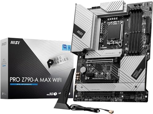 MSI PRO Z790-A MAX WIFI 第14/13/12時人Intel LGA1700 Core中央処理装置相応う DDR5 Z790手当て仕掛ける ATX お母さんゲーム盤 MB6305