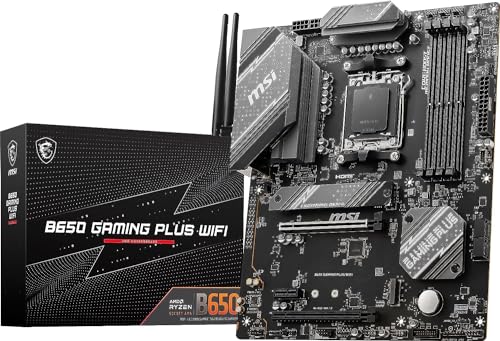 MSI お母さんゲーム盤 B650 GAMING PLUS WIFI AMD Ryzen 7000/9000 続きもの相応うB650積み上げる ATX 最大限度DDR5-7200 (OC)相応う MB6266