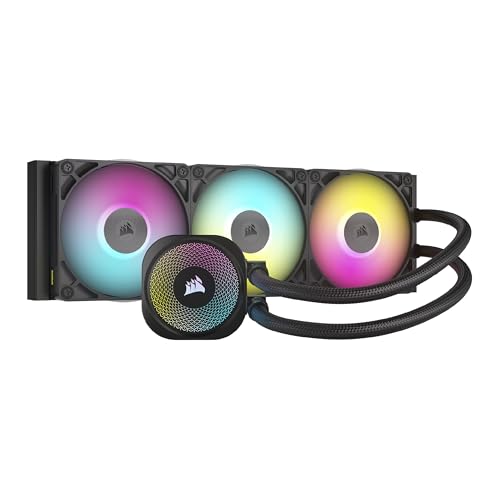 CORSAIR iCUE LINK TITAN 360 RX RGB 水冷式 CPU クーラー ? RX120 RGB ファン搭載 ? Intel・・ LGA 1851/1700, AMD・・ AM5/AM4 対応 ? iCUE LINK システムハブ同梱