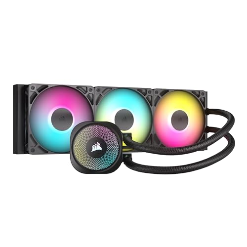 CORSAIR NAUTILUS -ノーチラス- 360放熱器 RS ARGB入れもの気違い付き添い人 水冷式中央処理装置空調設備 黒いこと CW-9060093-WW