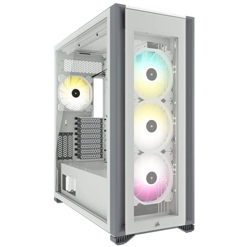CORSAIR iCUE 7000X RGB フルタワー ATX パソコン 入れもの、白いこと CC-9011227-WW ホワィト