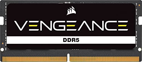CORSAIR DDR5-5200MHz ノートPC用 VENGEANCE DDR5 SODIMM 32GB 32GB 1枚 CMSX32GX5M1A5200C44