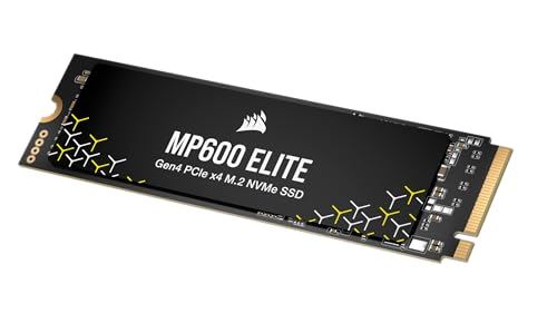 CORSAIR MP600 ELITE 2結核症 PCIe Gen4 x4 NVMe M.2 SSD 密集して 3D TLC NAND ? M.2 2280 ヒートシンクなし マイコン/万覚え帳マイコン当てはめる CSSD-F2000GBMP600ENH