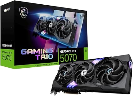MSI GeForce RTX 5070 12G GAMING TRIO OC グラフィクスゲーム盤 VD9068
