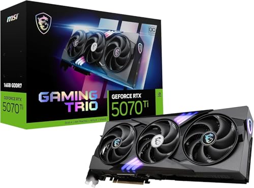MSI GeForce RTX 5070 Ti 16G GAMING TRIO OC PLUS グラフィクス歌留多 VD9041