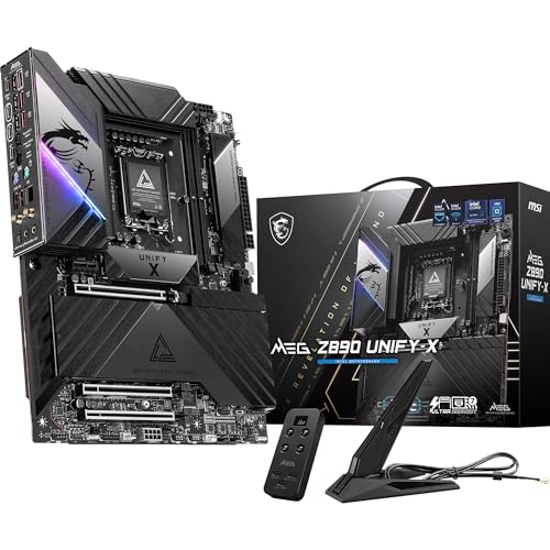 MSI MEG Z890 UNIFY-X Intel Z890心付け書き割り積み上げる ATX母ちゃんゲーム盤 MB6619