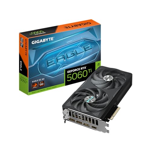 GIGABYTE NVIDIA Geforce RTX5060Ti 積み上げる グラフィックゲーム盤 GDDR7 8GB 国内定め事代わりになる店品 GV-N506TEAGLE OC-8GD