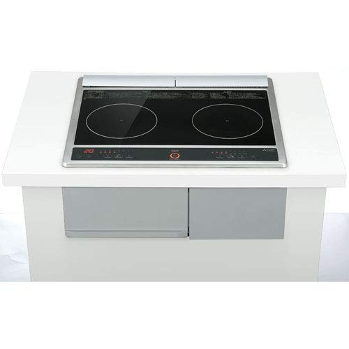 三菱 ビルトインIHクッキングヒーター 幅60cm ブラック/グレー MITSUBISHI シンプルIH CS-G217DR｜TalesStore 店