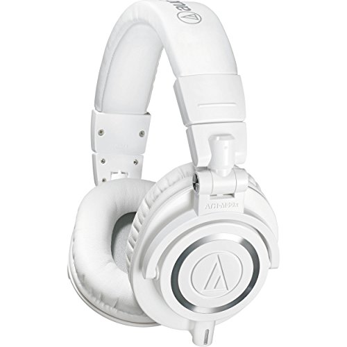 オーディオテクニカ プロフェッショナルモニターヘッドホン ATH-M50xWH ホワイト スタジオレコーディング/ミキシング/DJ/トラックメイキング