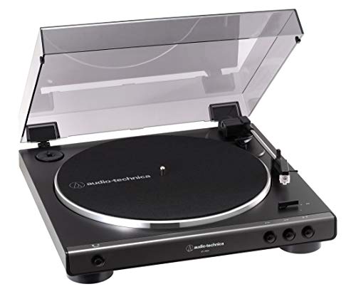 オーディオテクニカ フルオート 電気蓄音機 AT-LP60X 33/45回転させる相応う 胴締め運転  国内決まり品 ダークガンメタリック AT-LP60X DGM 家電-その他