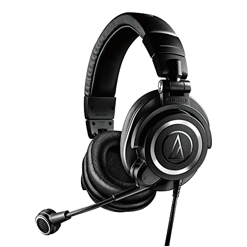 オーディオテクニカ ATH-M50xSTS-USB ヘッドセット USB 有線 ストリーマー コンテンツクリエイター ゲーム実況 配信 ポッドキャスト Windows MAC PS4 PS5 国内正規品 ブラック