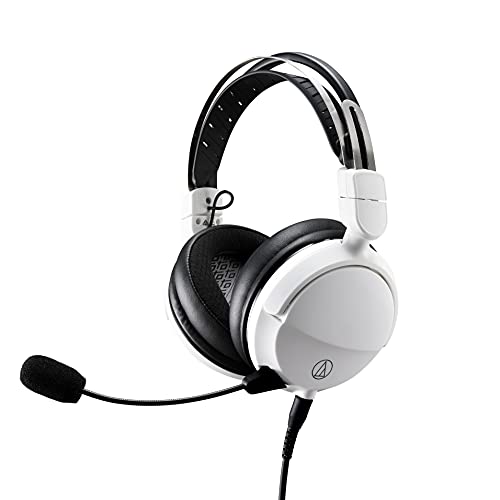 オーディオテクニカ ATH-GL3 ゲーミングヘッドセット/密閉型/PC/PS4/PS5/Switch/Xbox One/取り外しマイク / 3.5mmステレオ4 極ミニプラグ/ATH-GL3 WH