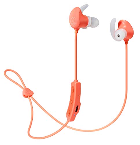 オーディオテクニカ SONICSPORT ワイヤレスイヤホン 防水/スポーツ向け Bluetooth リモコン/マイク付 ピンク ATH-SPORT60BT PK｜TalesStore 店
