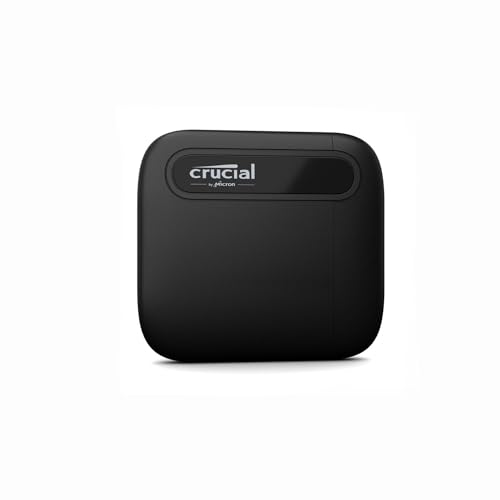 Crucial(クルーシャル) X6 外付け SSD 1TB PS5/PS4 動作確認済み USB Type-C 最大読込速度800MB/秒 正規代理店保証品 CT1000X6SSD9