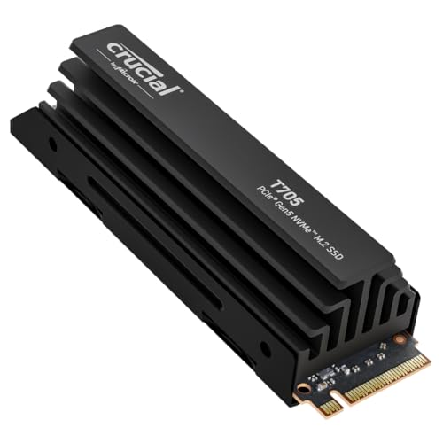 Crucial(クルーシャル) T705 ヒートシンク付 2TB 3D NAND NVMe PCIe5.0 M.2 SSD 最大14,500MB/秒 CT2000T705SSD5-JP