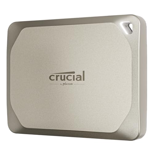 Crucial(クルーシャル) X9 Pro For Mac 外付け SSD 1TB USB3.2/Type-C iPhone15シリーズ動作確認済 最大読込速度1050MB/秒 正規代理店保証品 Mylioモデル CT1000X9PROMACSS