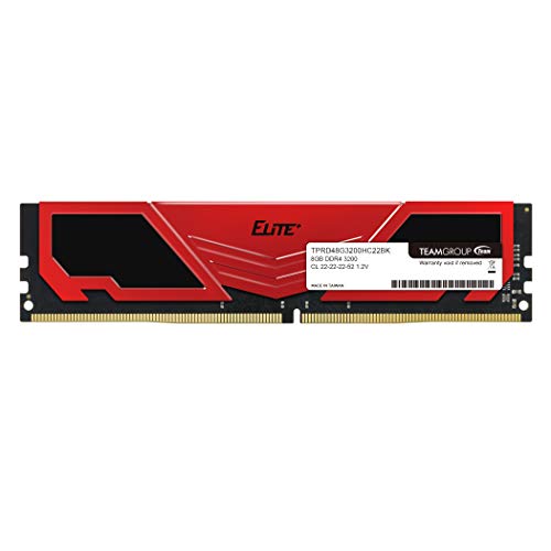 Team DDR4 3200Mhz PC4-25600 8GB デスクトップ用メモリ Elite Plus シリーズ 日本国内無期限正規保証