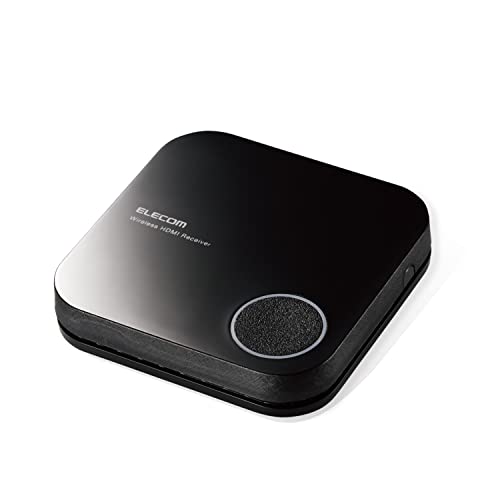 エレコム ワイヤレスHDMI レシーバー Miracast Wi-Fiアクセスポイント ミラーリング スマホの画面をテレビに映す Android OS/Windows OS 対応 ブラック LDT-MRC03
