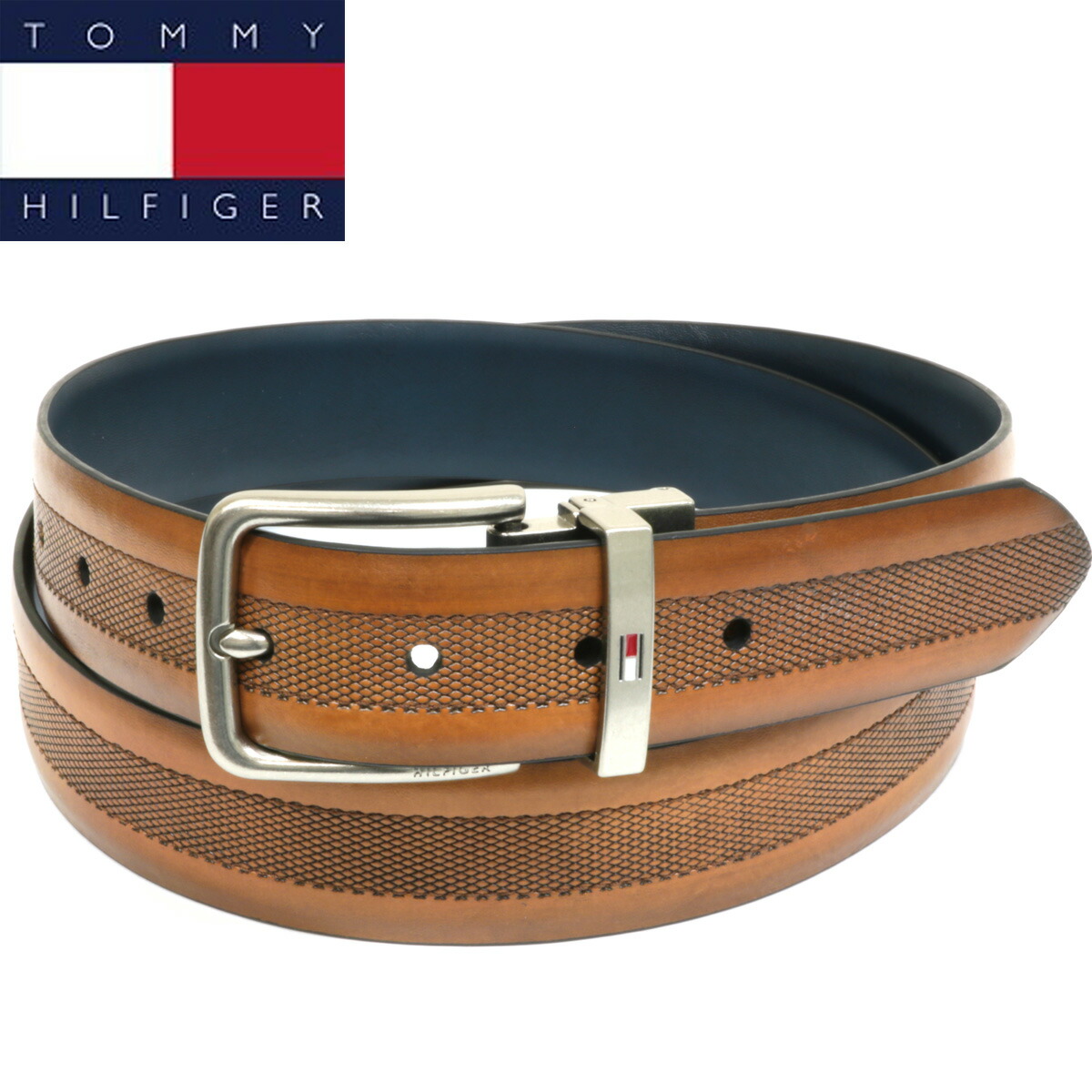 楽天市場 トミーヒルフィガー Tommy Hilfiger ベルトthb1605 メンズベルト リバーシブル あす楽対応 関東 ベルト ブランド プレゼント クリスマス バレンタイン 就活 結婚式 父の日 ブランドネクタイ タム