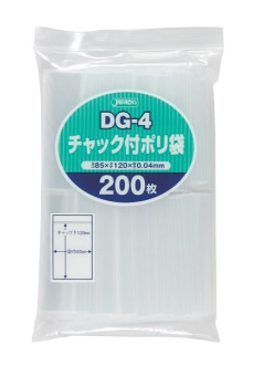 楽天市場】◇高嶋金物店◇ジャパックス DG-4チャック付ポリ袋