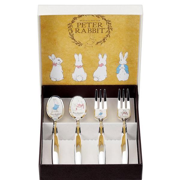 楽天市場】ピーターラビット 皿中七宝シリーズ スプーン・フォーク10本