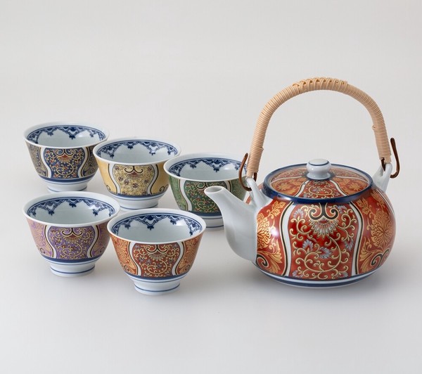 楽天市場】【波佐見焼】 急須 土瓶 湯呑 セット 献上古伊万里 土瓶茶器