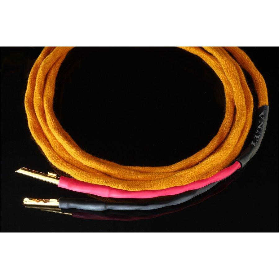 Luna Cables スピーカーケーブル ORANGE Speaker 1.5m ペア オランジュ ルナケーブル オーディオ用スピーカーケーブル シングルワイヤ仕様|タマガワオーディオ店