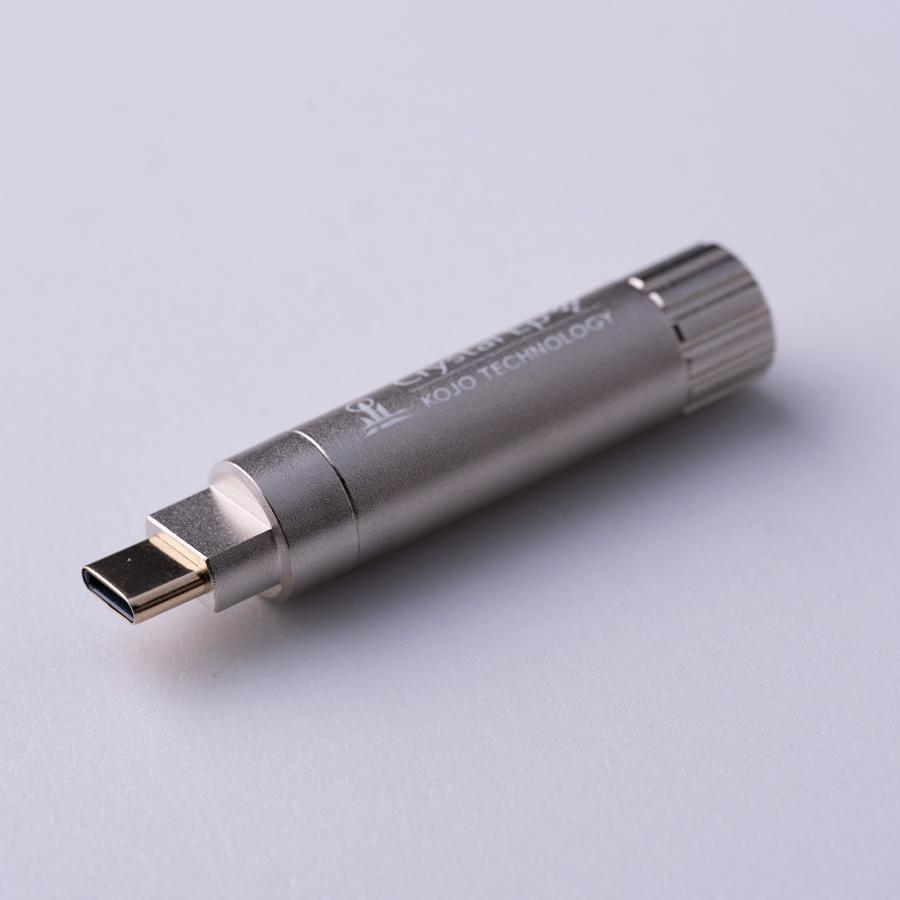 KOJO TECHNOLOGY 突っ支い棒型想い浮かべる地びた Crystal EpUC USB-typeC 光城精工 余分の物オーディオ設備付属品