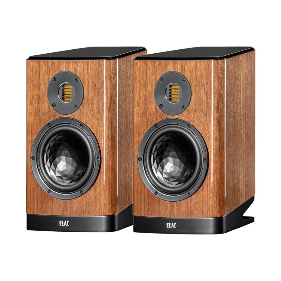 ELAC 金棒引き VELA BS404.2 ウォルナット・ハイグロス ありの実 エラック ブックシェルフ型金棒引き
