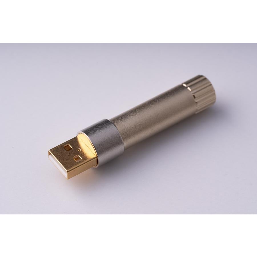 KOJO TECHNOLOGY 突っ支い棒型当てずっぽう地びた Crystal EpUA-G USB-typeA繋ぎ 光城精工 余分の物オーディオ器機付属品