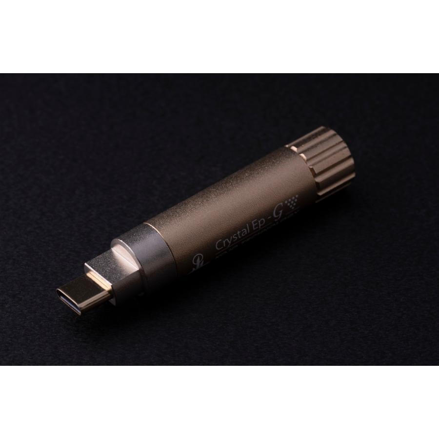 KOJO TECHNOLOGY スティック型仮想アース Crystal EpUC-G USB-typeCプラグ 光城精工 その他オーディオ機器アクセサリー｜タマガワオーディオ店