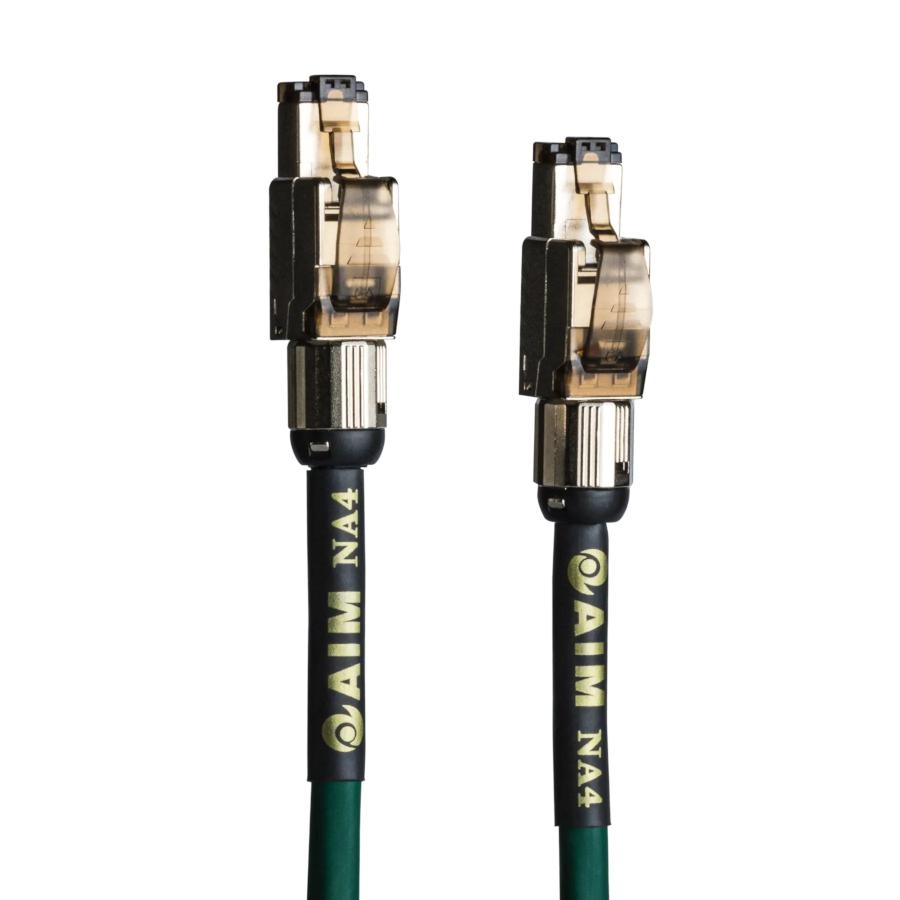 AIM オーディオLANケーブル SHIELDIO NA4-030 3m グリーン エイム電子 3.0m|タマガワオーディオ店